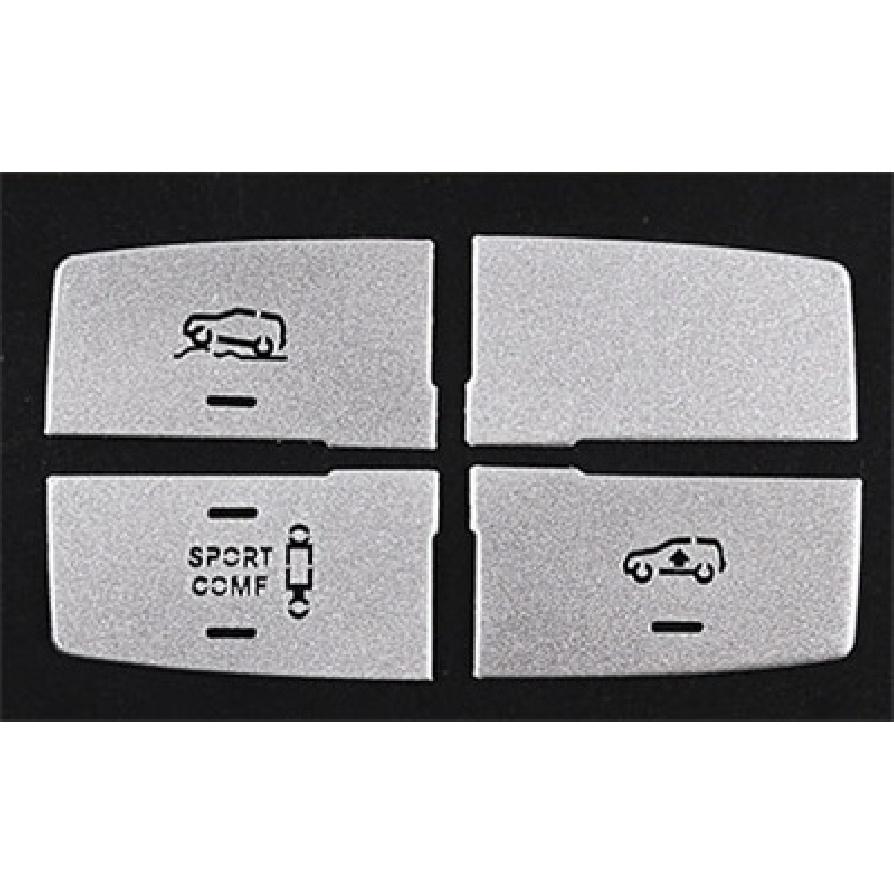 Car Control multimedia Fjädringssystem Knappomkopplare Cover Sticker för Mercedes Benz ML GL GLE GLS klass X166 W166