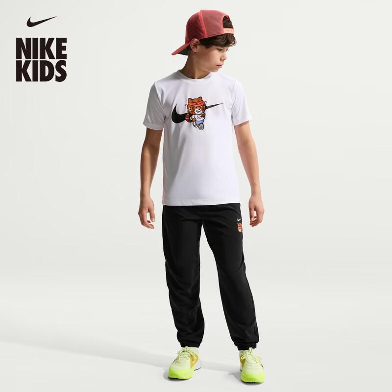 Nike Big Kids  DRI-FIT Printed Quick-Dry Sport Pants IR7014 S