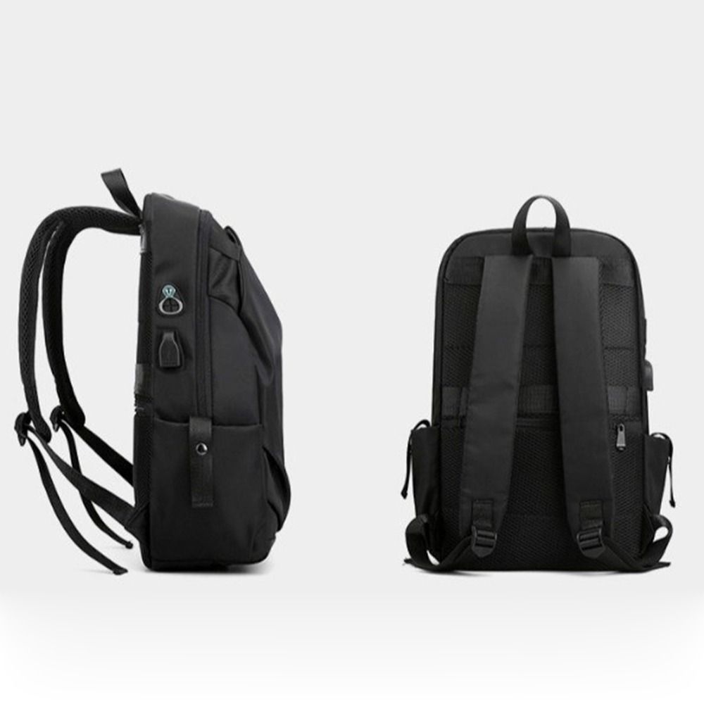 16 Inch Laptop Rucksack with USB Port Student Schoolbag Casual Computer Bag  for Outdoor