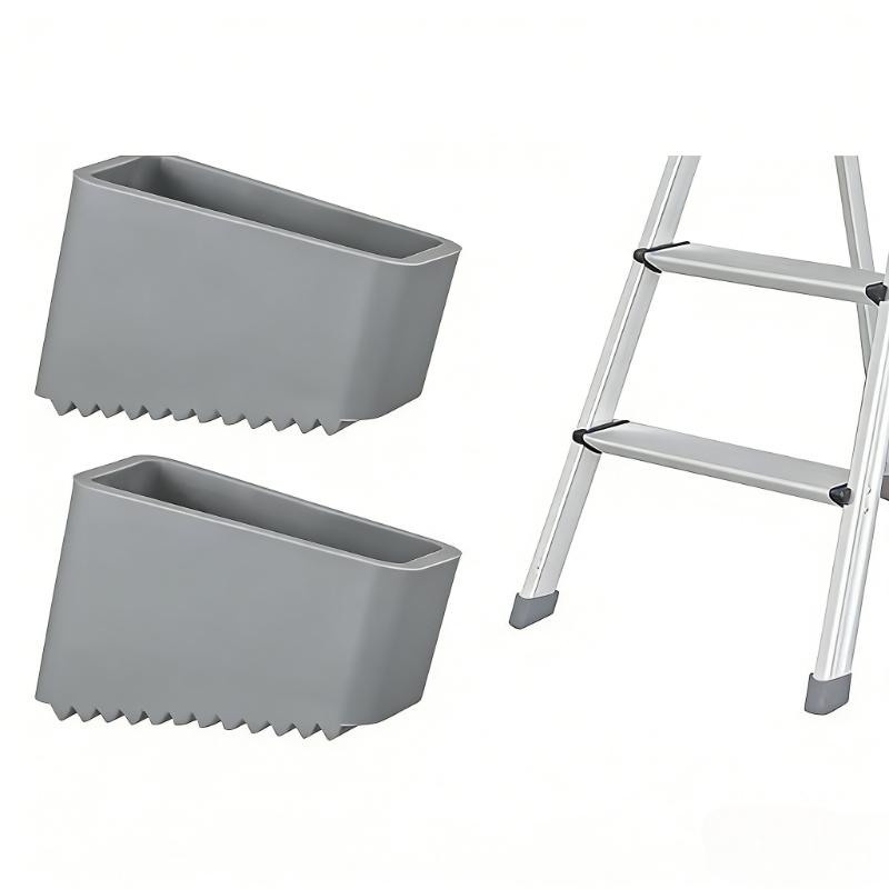 2/4pcs Step Ladder Feet Covers Versatile Ladder Leg Covers Non-Skid Ladder Pads Rubber Foot Pad Insulating Foot Sleeve