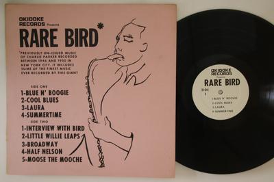 LP Record CHARLIE PARKER - Rare Bird JRC124 OKIDOKE Unknown Jazz Used