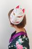 Clearstone Tenko Maske im japanischen Stil, (Fuchsgeist), weiß, unisex.