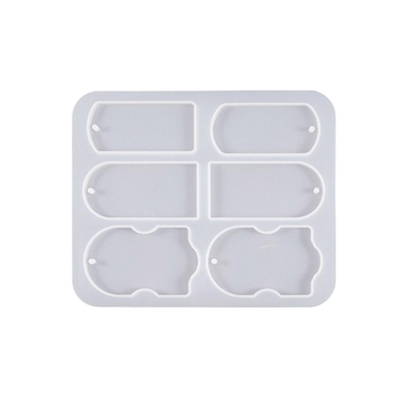 Versatile Epoxy Resin Mold for Necklace Key Chain Pendants Trendy Round and Geometric Shaped Accessories Making Moulds