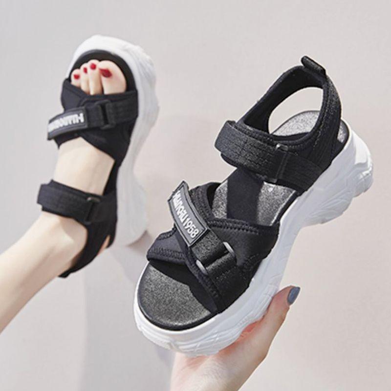 Round Toe Tip Platform Sandals for Women Outdoor Sports Woman Shoes Summer 2025 Comfortable Footwear Luxury Wholesale Vip Shoe