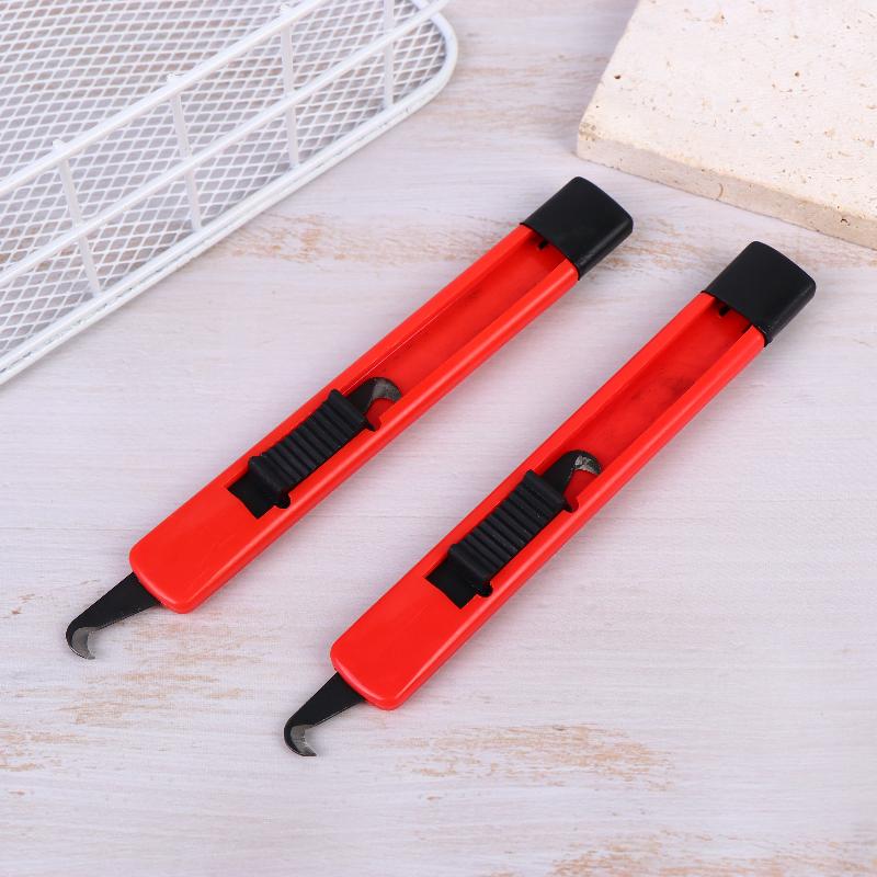 2Pcs Golf Retractable Hook Bladed Knife Portable Tool For Re-Gripping Golf Clubs Golf Accessories High Strength Carbon Steel
