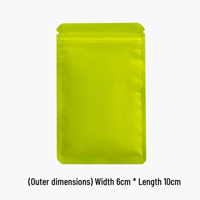 Double-Sided Frosted Aluminum Foil Self-Sealing Opaque Packaging Bag for Colored Ornaments