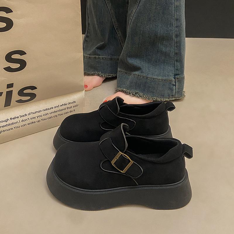 Mote CRLAYDK Designer Plattform Loafers for Kvinner Chunky Slip On Penny Komfort Casual Mote Business Damer Arbeid Mellomhæler Sko