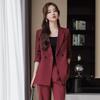 Women's Spring/Summer 2026 Two-Piece Suit: Elegant New Style High-End Professional Jacket and Trousers