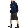 Adidas Originals Essential Trefoil Essentials Hooded Pullover Fitted Letter Logo Long Sleeve Sweatshirt Men sweatshirt Night-Blue IY4929