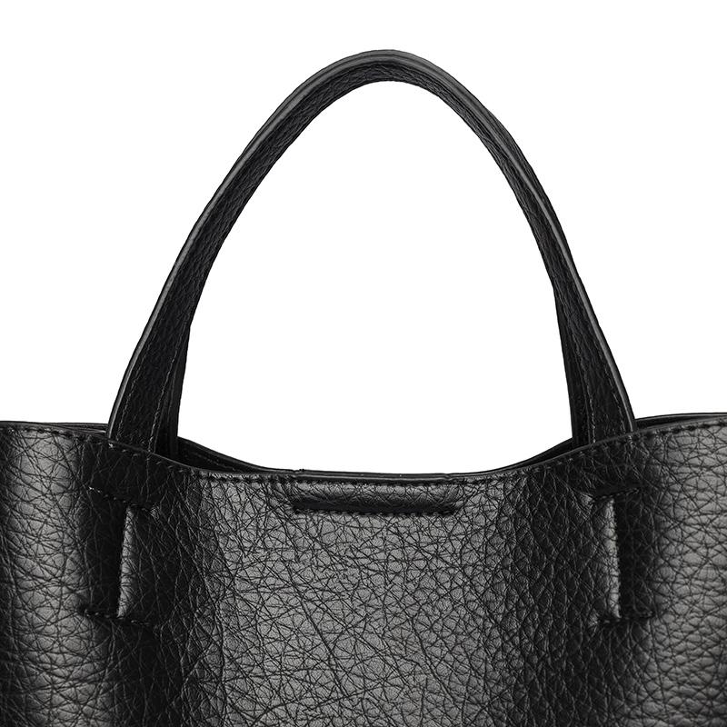 Women's PU Handbag Large Capacity Commuter Shoulder Bag