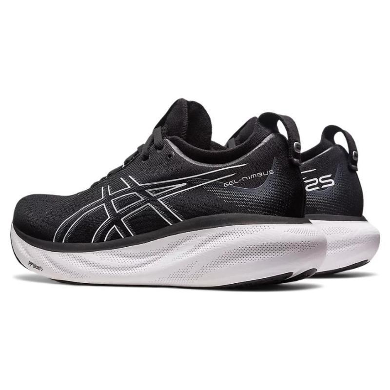 Asics Gel Nimbus 25 Black Pure Silver Women's Sneakers 1012B356-001