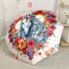Love Unicorn Umbrella Compact Lightweight Retractable 8Rib Design For Outdoor Adventures And Festive Gifts Y93