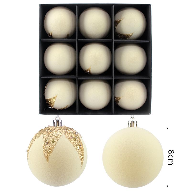 Plush Christmas Tree Ball Ornaments