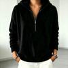 Women S Fall Winter Fleece Hooded Sweatshirt Casual