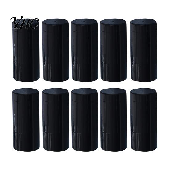 Leerer Deodorantstick 10 Stück 15/30/50G Behälter DIY Sonnencreme Nachfüllbare Flasche Wiederverwendbarer Balsam-Tiegel Drehverschluss Unten Befüllbar Kunststoff Kosmetisch