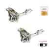 BDP949-1 2 Pieces Front Left AND Right Door Catch Hinge Brake Stop Check Limiter for Renault Master MK2 Opel Movano A Interstar 1998-2010 8200597523