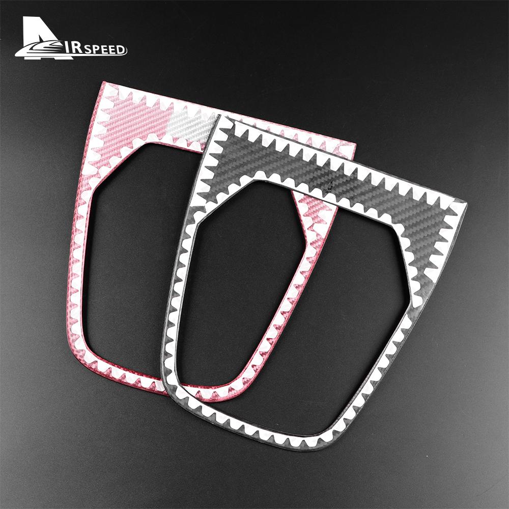 Real Hard Carbon Fiber For Subaru BRZ Toyota GR86 2021 2022 2023 2024 2025 2026 Car Gear Panel Sticker Interior Trim Accessories