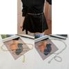 Style Metal Waist Chain Accessory For Women With Simple Shine Design For Casual Wear