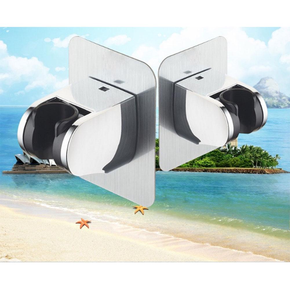 Wall Mounted Handle Rotatable Adjustable Sprinkler Shower Hose Head Holder Stand Bracket Base
