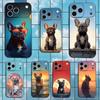 Cute Dog Drench Bulldog For iPhone 12,16,11,14,15,17,13,X,Mini,SE,Max,8,7,XR,XS,Plus,Pro,Soft Silicone Black Case