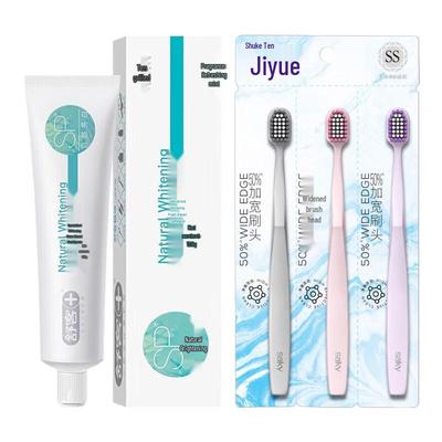 Sakuray Oral Care Set with Toothpaste and Wide-Head Toothbrushes