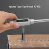 Adjustable Ratchet Tap Wrench M3-M12 - Hand Tap Holder with Forward/Reverse Rotation for Manual Tapping