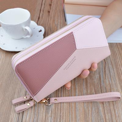 Long Women's Wallet Female Purses Coin Purse Card Holder Wallets Female Pu Leather Clutch Money Bag Large Capacity Wallet
