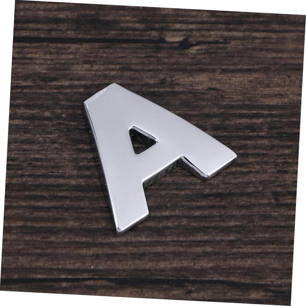 Totority Metallic Alphabet Stickers for Car Slings, Waterproof, No Remains,