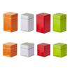 Square Metal Tins with Lids Empty Tins Box Containers Decorative Short/Tall Tins Gift Candy Loose Tea Storage Organizers