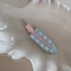Korean Macaron Metal Wave Super Fairy Makeup Clip Internet celebrity seamless hairpin Side bangs clip Headgear Hair Accessories