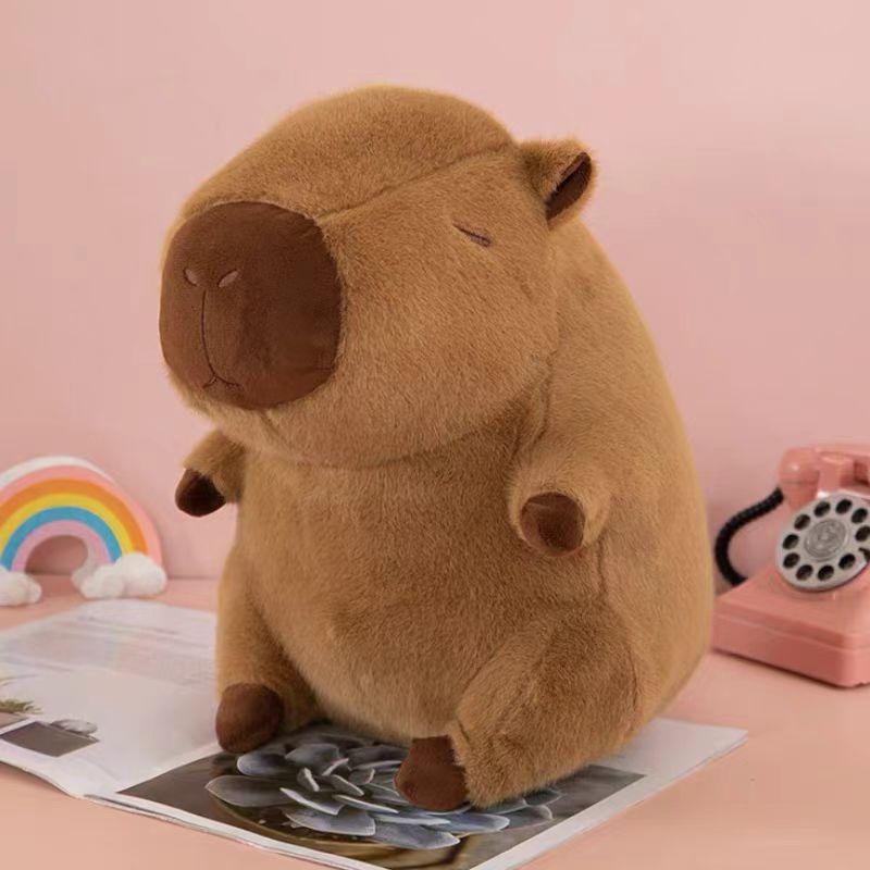 Backpack Capybara Plush Toy Ugly Snot Chicken Kapibara Doll Burger Capybara Ragdoll