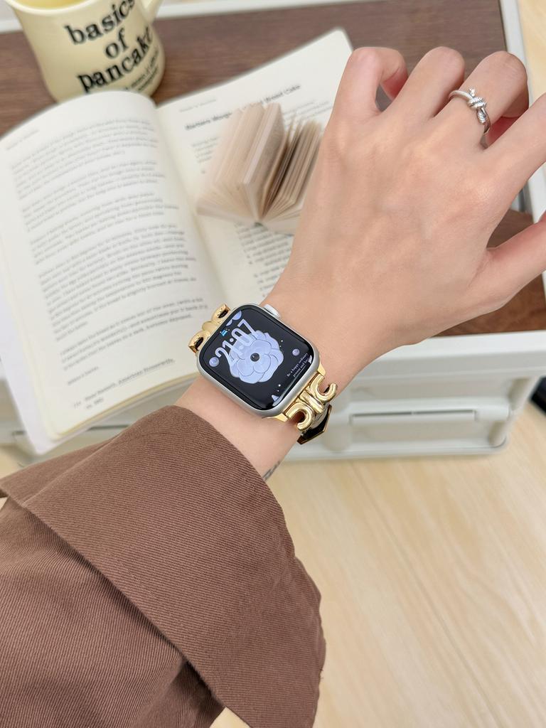 Nice Leather loop Correa For Apple Watch band Series Ultra 11/10/9/8/7/6/5/4/3/2 38mm 40mm 41mm 42mm 44mm 45mm 46mm 49mm Strap