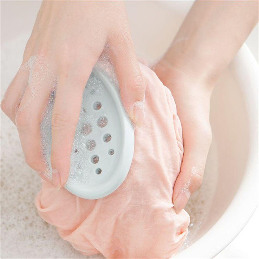 Silicone Soap Container Tray Case Storage Box Bathroom Storage Plate Soap Holder Soap Dish