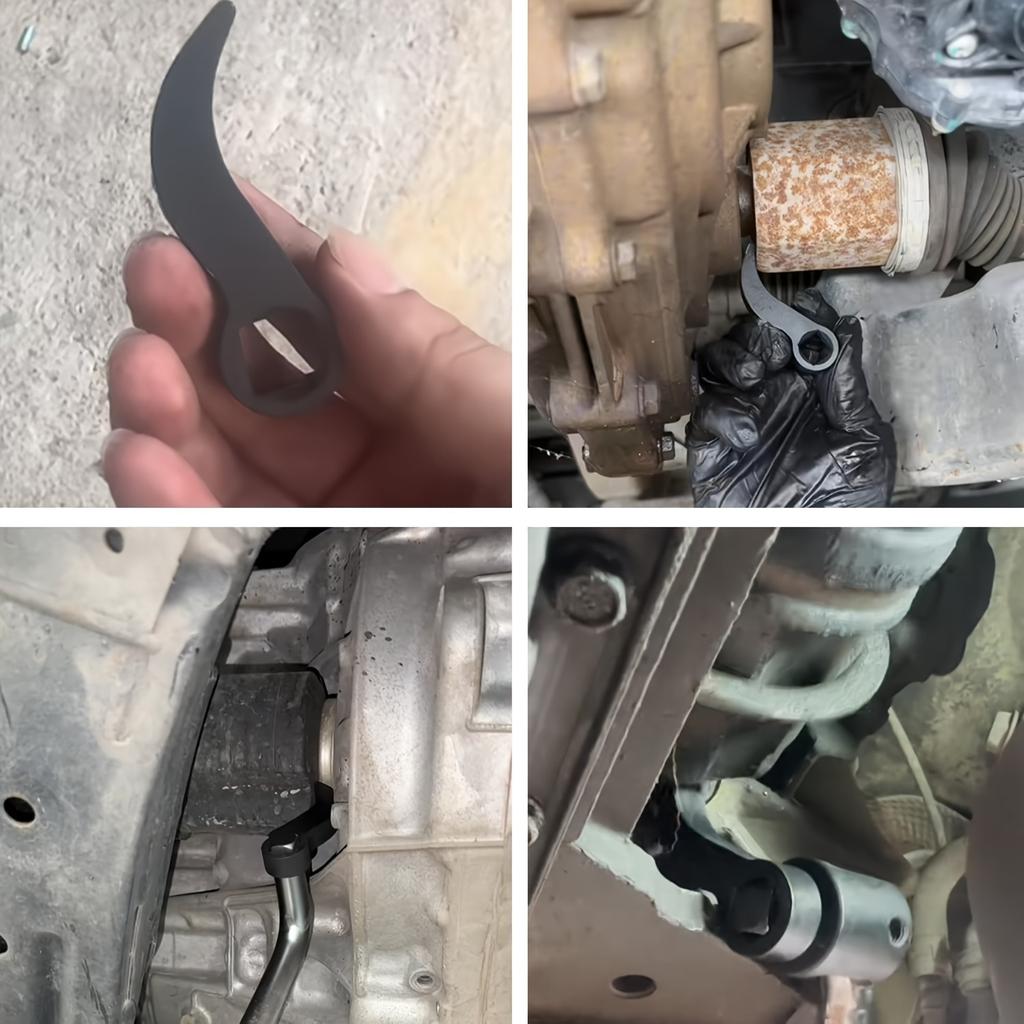 1/2" Drive Pry Bar Wrench Adapter Crowbar Adapter Head For Half Shaft Removal Car Repairing Tools Shaft Disassembly Tool