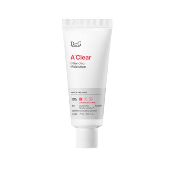 Dr.G A-Clear Balancing Moisturizer Day Cream Oil Control & Hydrating Care 70ml