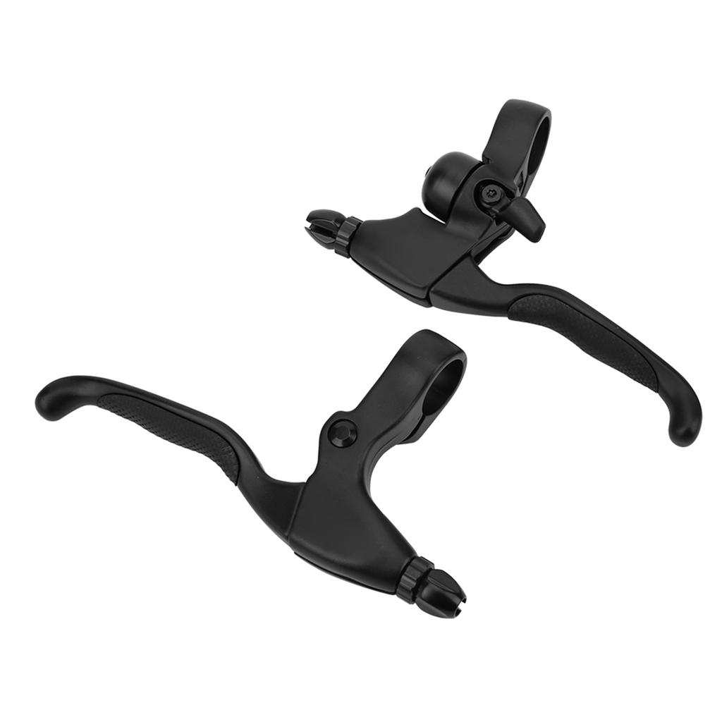 A Pair Aluminium Alloy Left Right Brake Lever Handle for Bicycle Bike Cycling Equipment AccessoryWithout Bell
