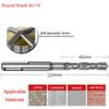 Pro cihlové bloky Křížový vrták Vrták do betonu Pro stavbu Délka 110 mm