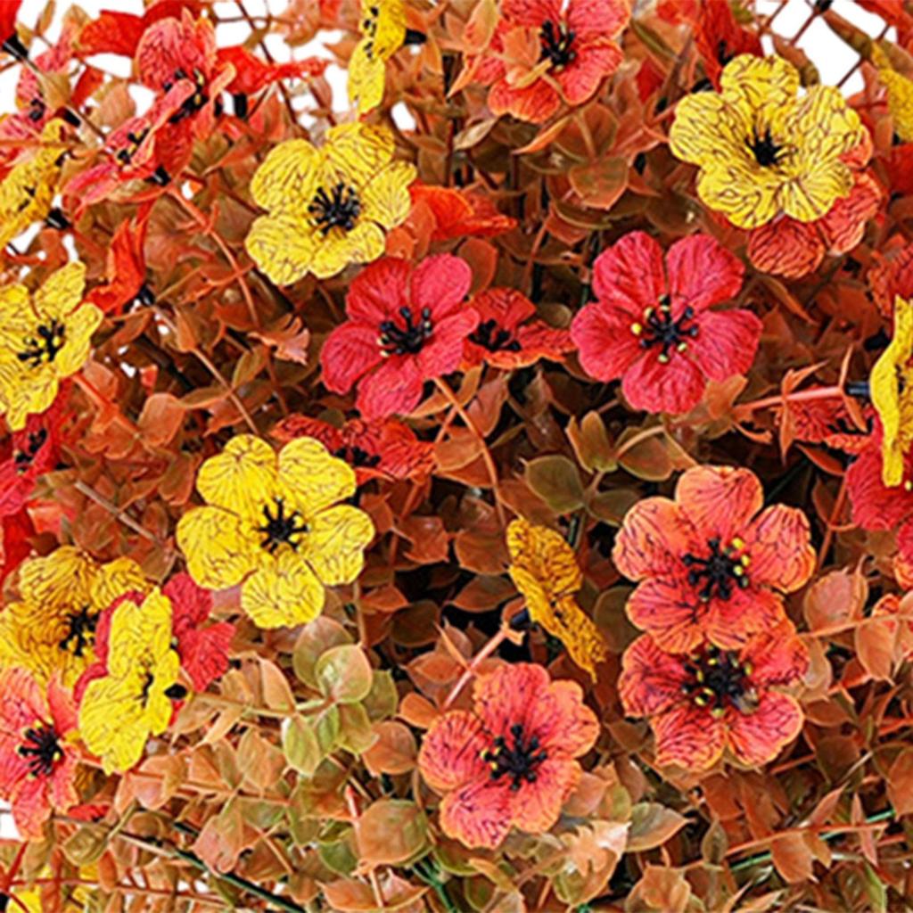 Artificial Flower Garden Stake Yard Decorations Ornament for Porch