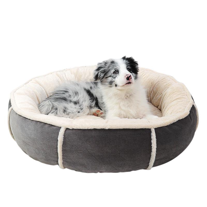 Winter Warm Modern Comfortable Solid Anti-Slip Dog Bed for Small Medium Dogs with Heated Pet Mat and Cushion