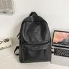 Korean Style Teens Schoolbag Large Capacity Travel Bag Simple Shoulder Bag  Boys Girls