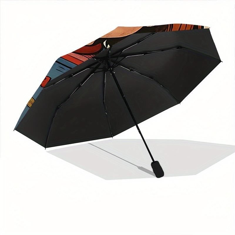 1pc Chucky's Father's Day Automatic Opening and Closing Umbrella - Suitable for Various Occasions, Outdoor Activities, Lightweight and Durable Automat