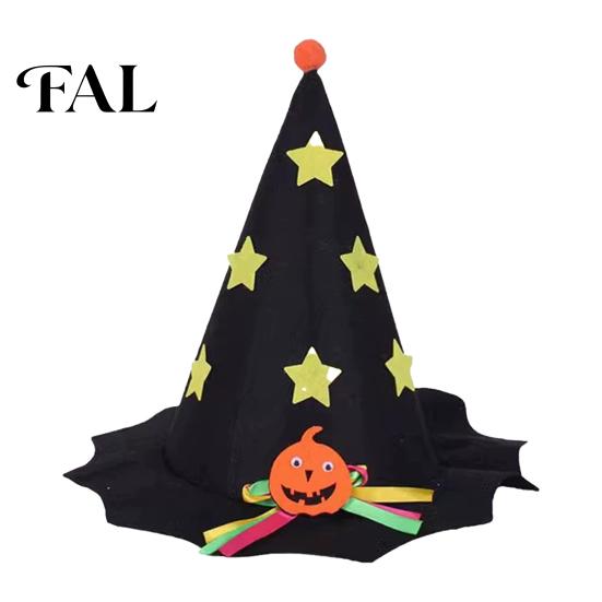 Portable Washable Holiday Hat Halloween Pumpkin for Kids Adults, Funny Plush Bulk Event Gift Supplies Witch Party Costume, Cosplay, Stage Performances