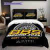 Bbs Years Innovation Bedding (1 * Duvet Cover + 2 * Pillowcase, Without Core) 2D Flat Christmas Birthday Gift Bedding Set Soft and Comfortable