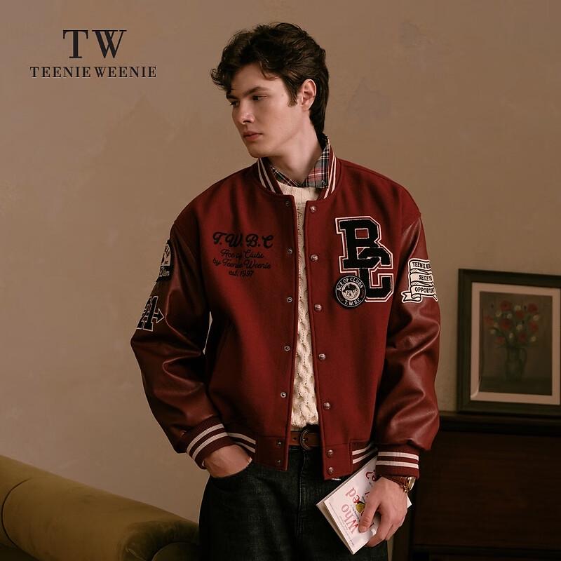 Teenie Weenie Men's Color-Block Woolen Coat