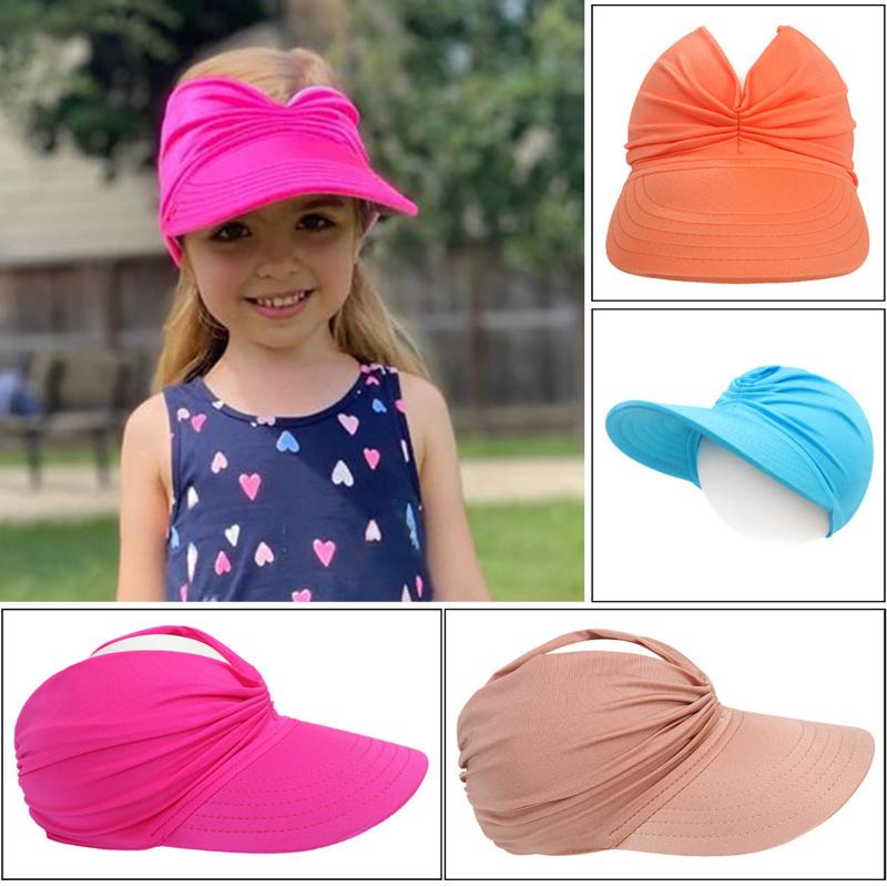Summer Large Brim Men's and Women's Baby Sun Hat Outdoor Beach Sun Protection Breathable Hollow Top Cap