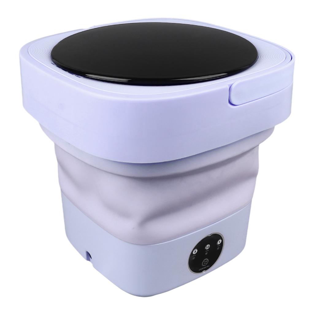 8L Mini Foldable Washing Machine Portable Small Laundry Machine for Home Dormitory Travel