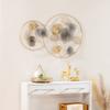 Large Metal Wall Art, Modern Hanging Wall Sculpture with Unique Multi-leaf Design