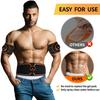 Abs pás Břišní trenažér EMS Svalová stimulace Elektrický posilovač Tónovací pásy pro cvičení paží Fitness Vybavení pro domácí posilovnu