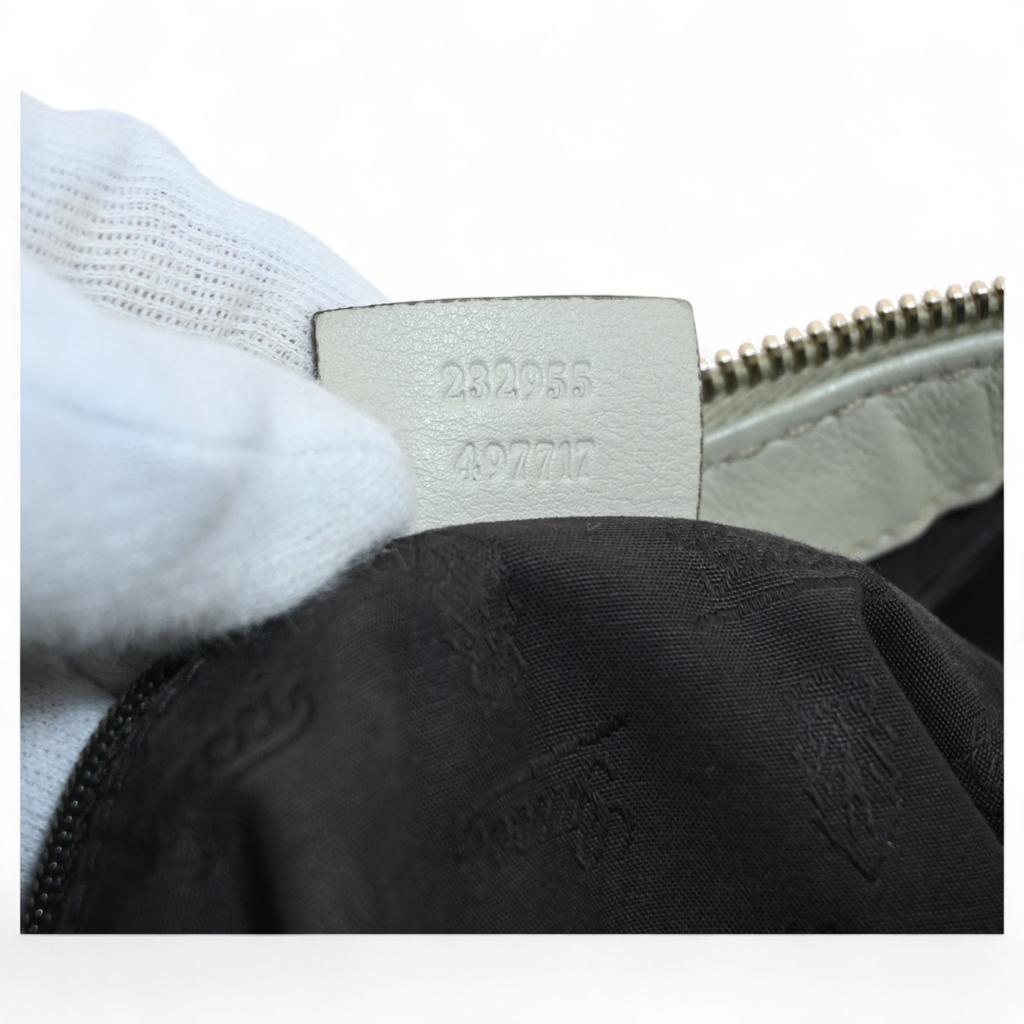 Auth Gucci Sukey One Shoulder Bag Light Greige gu9131ll