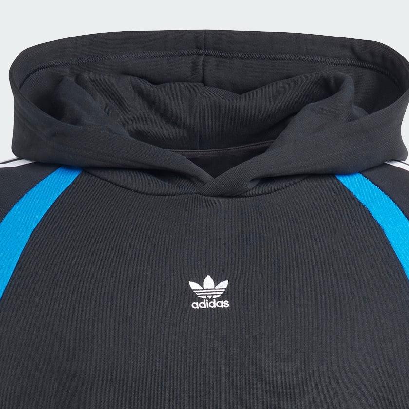 Adidas Hanorac Casual Original Color Block Mânecă Lungă Bărbați Topuri Negru IW3648